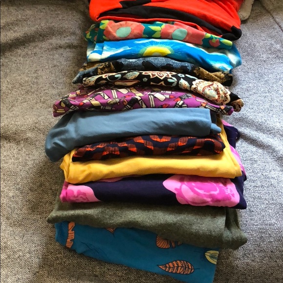 LuLaRoe NWOT tall and curvy leggings xl LOT OF 12 - Picture 2 of 7